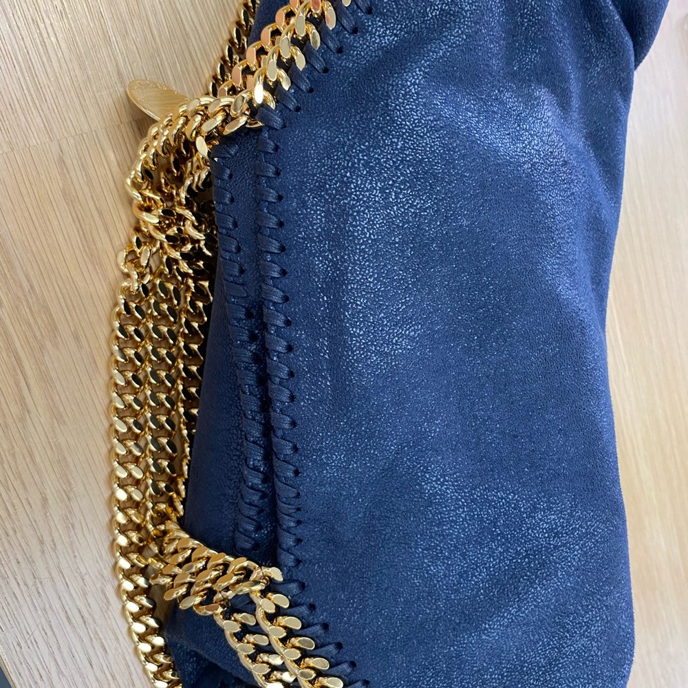 Stella McCartney Navy Blue Fallabella tote